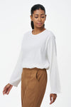 M Crinkle Fabric Blouse