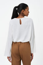 M Crinkle Fabric Blouse
