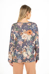 M Floral Knit Top