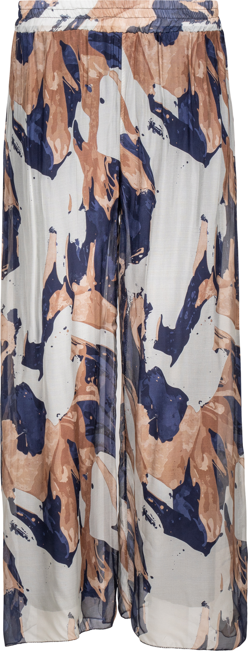 M Silk Printed Pants