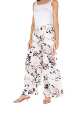 M Silk Printed Pants