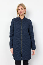 Soya Concept Quilted Mid-Length Coat