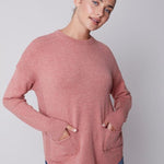 Charlie B Sweater w/Detachable Scarf