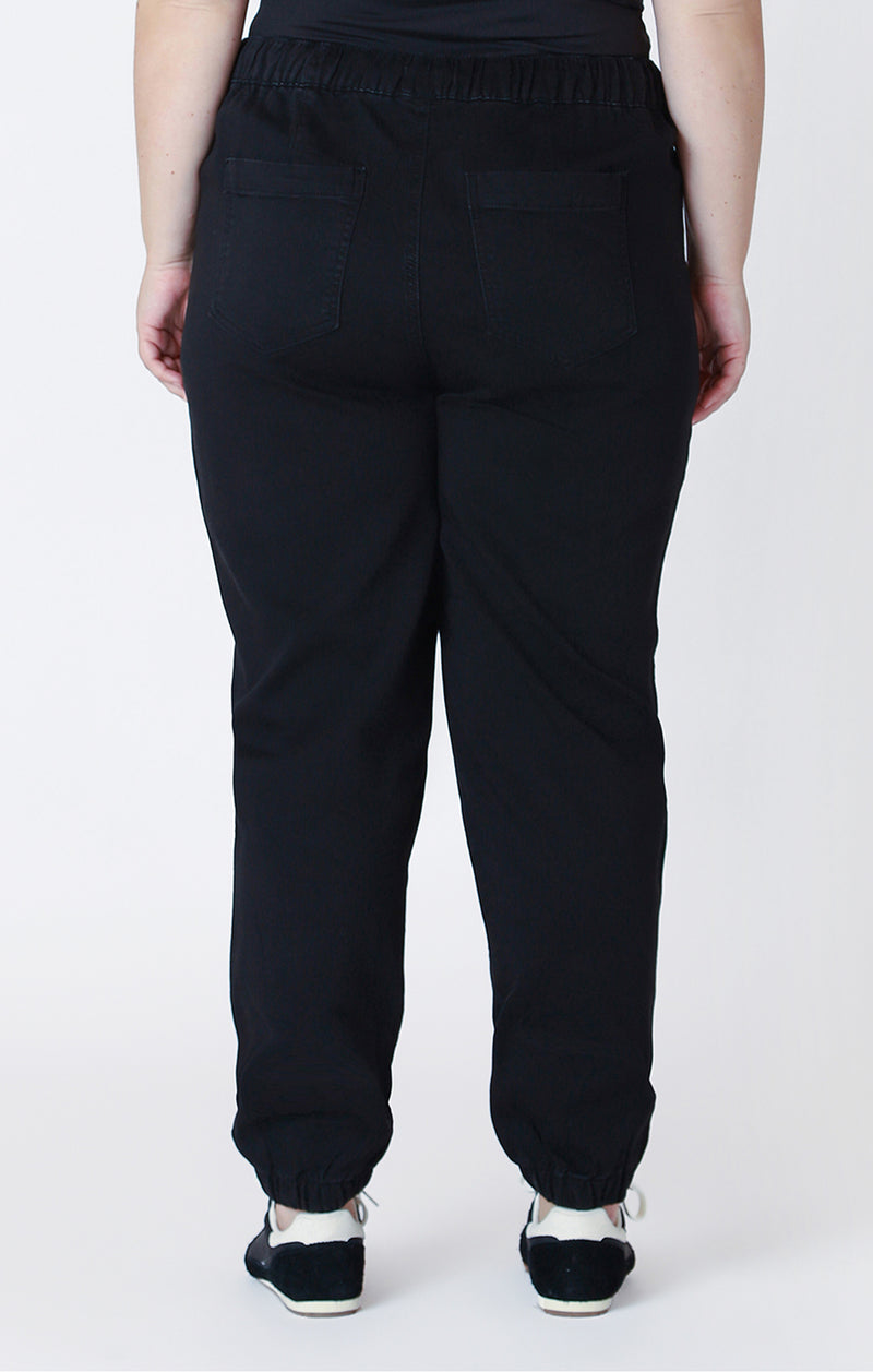 Dex Plus Denim Knit Joggers