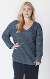 Dex Plus Beveled Hem Sweater