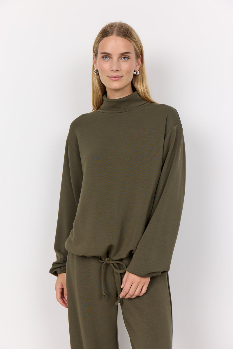 Soya Concept Modal Top w/Drawstring Waist