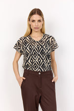 Soya Concept Knit Printed T-Shirt