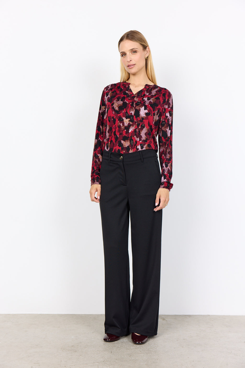 Soya Concept Soft Printed Top