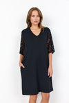 Soya Concept Modal Dress w/Lace Sleeves