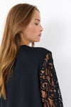 Soya Concept Modal Dress w/Lace Sleeves