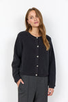 Soya Concept Boucle Cardigan w/Crystal Buttons