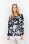 Soya Concept Printed Micro Fleece Top