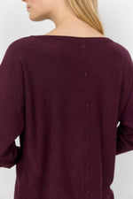 Soya Concept Sweater w/Buttoned Back