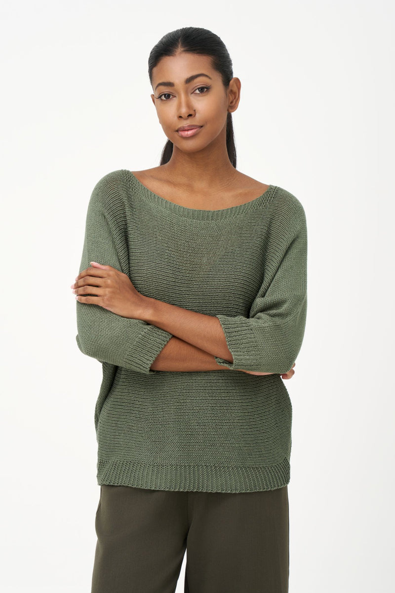 M Light Weight Dolman Sleeve Sweater