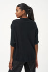 M Sweater w/Knit Flower Applique
