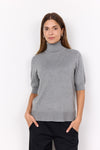 Soya Concept Short Sleeve Turtleneck Sweater