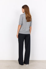 Soya Concept Short Sleeve Turtleneck Sweater