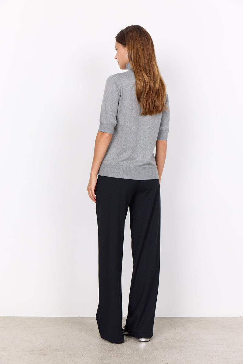 Soya Concept Short Sleeve Turtleneck Sweater