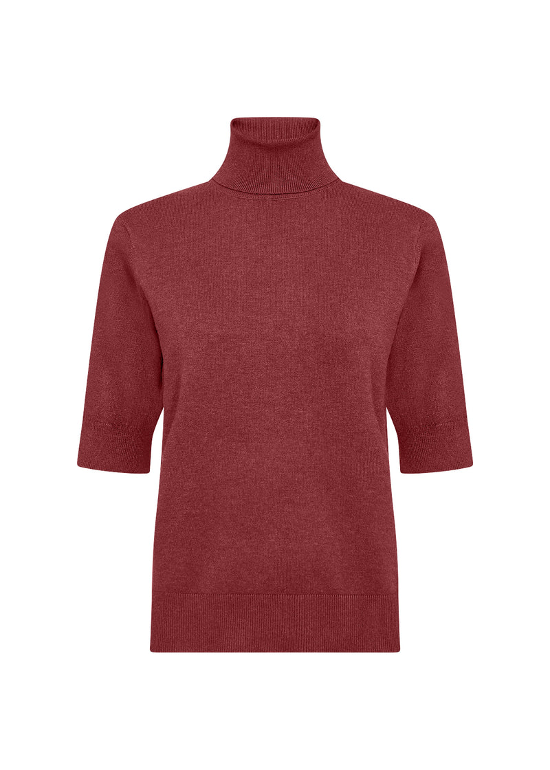 Soya Concept Short Sleeve Turtleneck Sweater