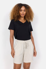 Soya Concept Pinstripe Shorts
