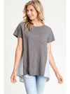 Doe and Rae Tunic T-shirt w/ Contrasting Back