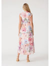 Love Stitch Floral Tiered Maxi Dress