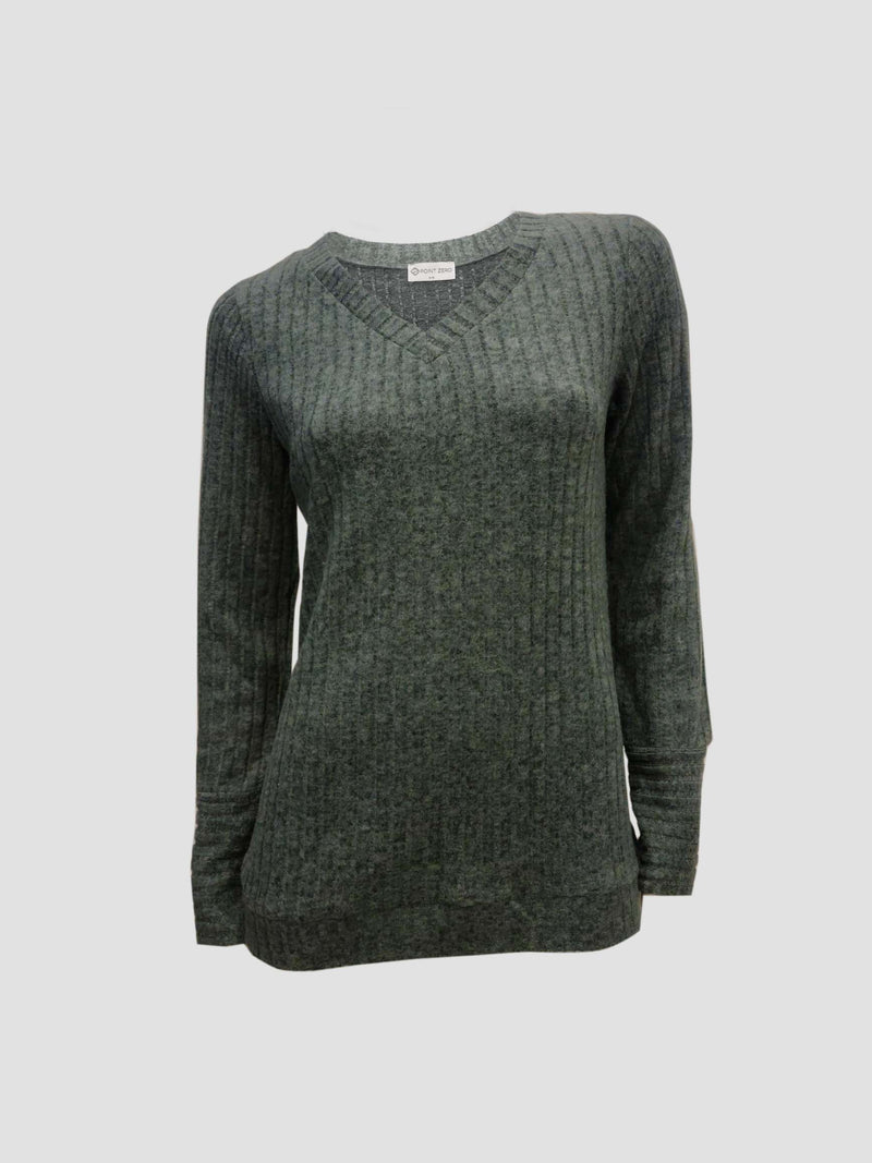 Point Zero Soft Ribbed Sweater