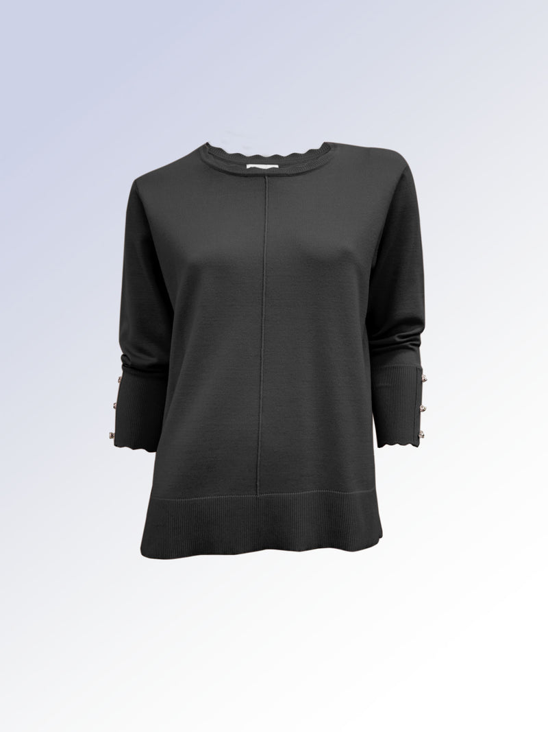 Point Zero Sweater w/Crystals