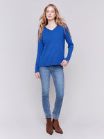 Charlie B V-Neck Sweater