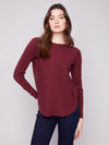 Charlie B Sweater w/Lacing on the Sleeve