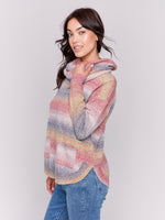 Charlie B Sweater w/Detachable Scarf