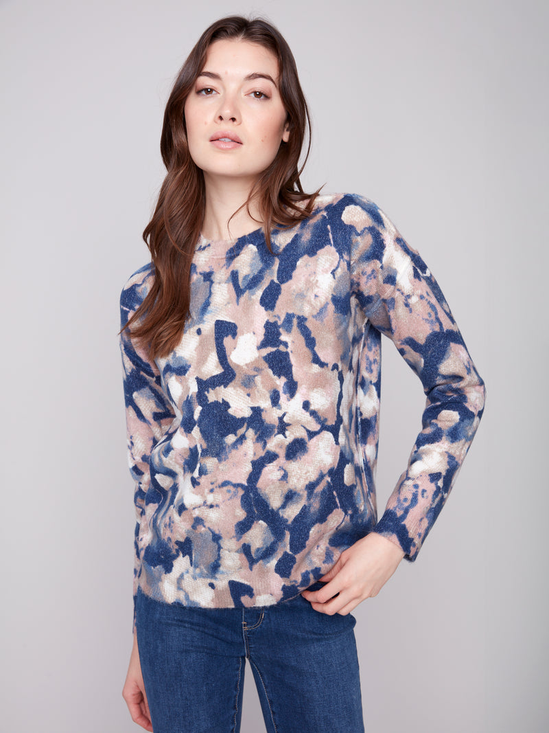 Charlie B Reversible Printed Sweater