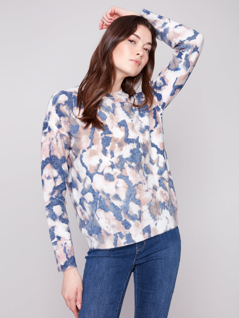 Charlie B Reversible Printed Sweater