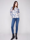 Charlie B Reversible Printed Sweater