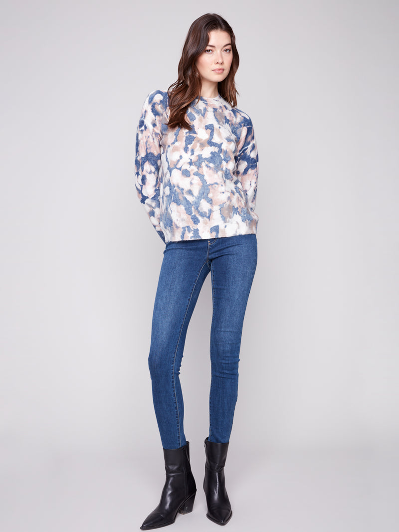 Charlie B Reversible Printed Sweater