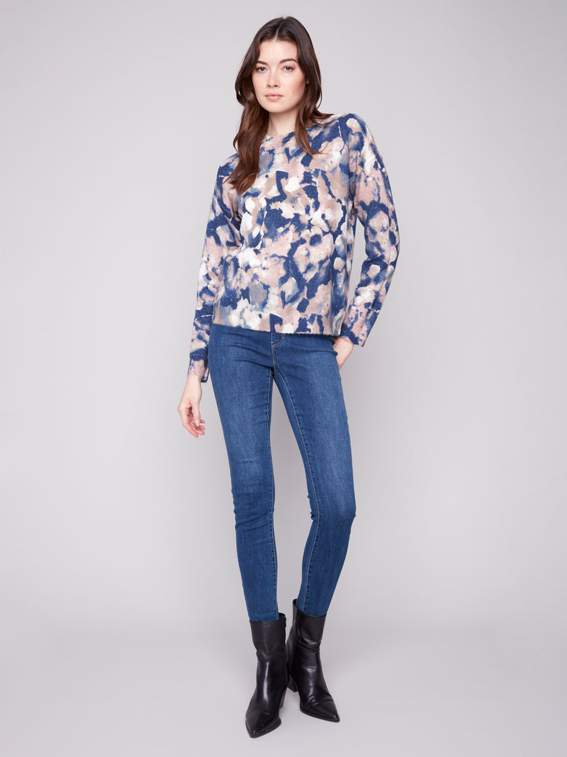 Charlie B Reversible Printed Sweater