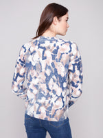Charlie B Reversible Printed Sweater
