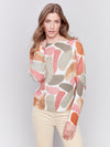 Charlie B Reversible Printed Sweater