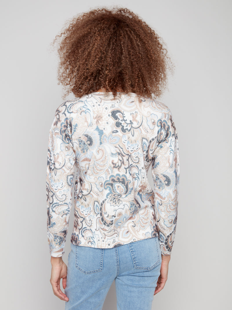 Charlie B Printed Sweater