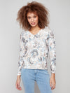 Charlie B Printed Sweater
