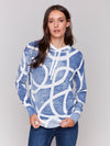 Charlie B Swirl Hooded Sweater