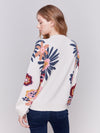 Charlie B Large Floral Print Sweater