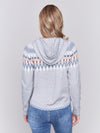 Charlie B Ski Pattern Hooded Sweater