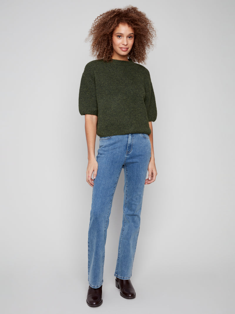 Charlie B Short Sleeve Sweater