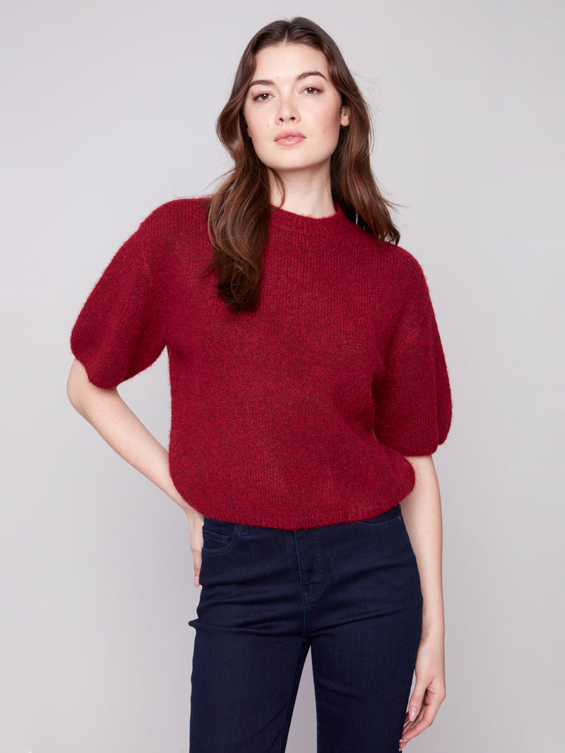 Charlie B Short Sleeve Sweater
