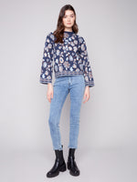 Charlie B Jacquard Sweater