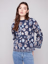 Charlie B Jacquard Sweater