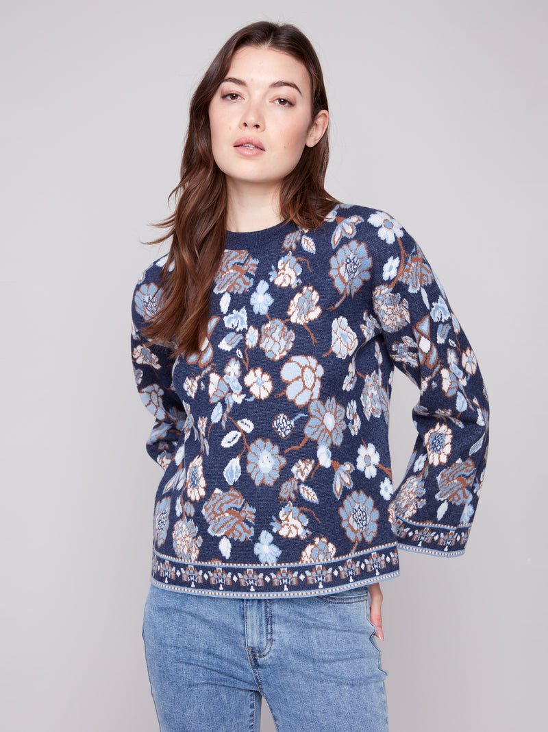 Charlie B Jacquard Sweater