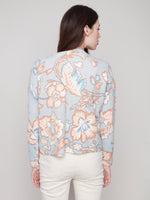 Charlie B Printed Crew Neck Sweater