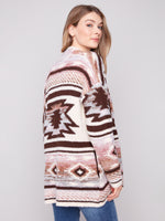 Charlie B Jaquard Cardigan